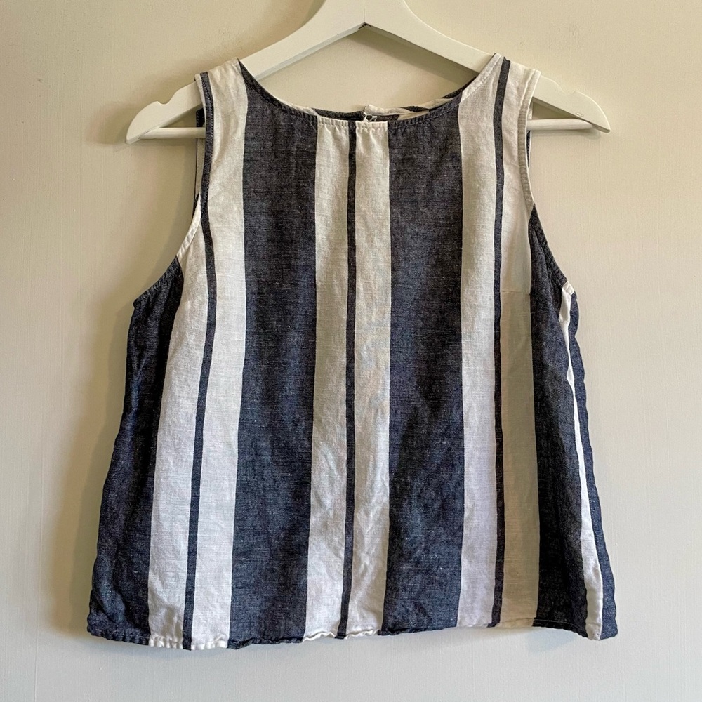 Anthropologie Linen Blouse